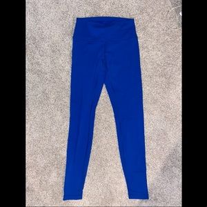 Royal Blue 28” Lululemon Wunder Under Leggings